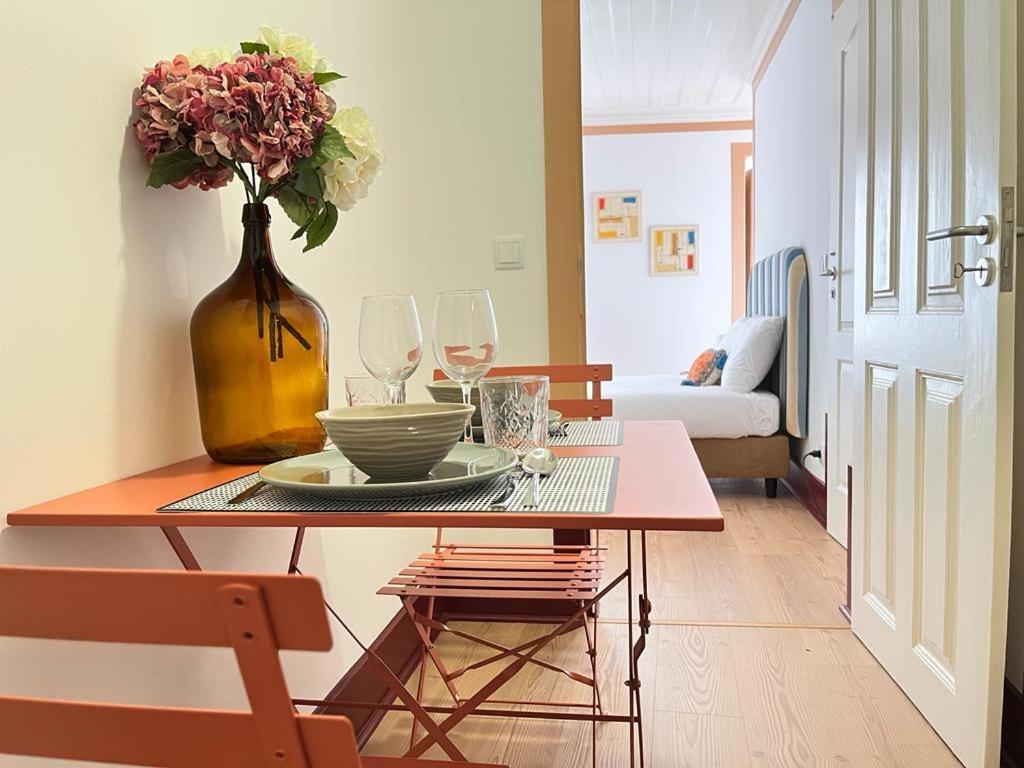 Casa Rosa Com Ac Apartman Coimbra Kültér fotó